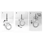 Hangman Products Indoor/Outdoor Elephant Hook Ceiling Hanger, 1, White Hangman Products Indoor/Outdoor Elephant Hook Ceiling Hanger, 1, White