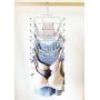 Ideal Life Tank Top Hangers Metal Folding Space Saving Hangers Closet Organizer for Tank Tops, Cami, Bras, Bathing Suits, Swimwear，Belts, Ties 2pack