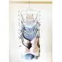 Ideal Life Tank Top Hangers Metal Folding Space Saving Hangers Closet Organizer for Tank Tops, Cami, Bras, Bathing Suits, Swimwear，Belts, Ties 2pack