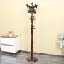 YMJ Floor Coat Racks, Vertical Easy Garment Racks Bedroom Tree Hat Hanger Office Hat Clothes Stand - Home Use Coat Racks