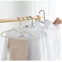 10pcs Random Color Home Drying Hanger,Anti-Slip Clothing Hanger Racks White Windproof Dress Clothes Hangers Closet