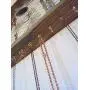 Chicken Wire Frame Jewelry Organizer - Wall Photo & Memo Hanger - Shabby Bohemian Display Board - Wood Boho Picture Holder Dorm Decor