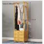 ZCYX Modern Hangers, Solid Wood Hangers, Floor Bedroom Hangers, Household Coat Racks, for Clothes, Shoes and Hats, Entrance Passages, Bedrooms, Living Rooms (Size : Three Pumping) ZCYX Modern Hangers, Solid Wood Hangers, Floor Bedroom Hangers, Household Coat Racks, for Clothes, Shoes and Hats, Entrance Passages, Bedrooms, Living Rooms (Size : Three Pumping)