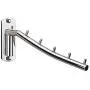 Folding Wall Mounted Clothes Hanger Rack Wall Clothes Hanger Stainless Steel Swing Arm Wall Mount Clothes Rack Heavy Duty Drying Coat Hook Clothing Hanging System Closet Storage Organizer - 1Pack Folding Wall Mounted Clothes Hanger Rack Wall Clothes Hanger Stainless Steel Swing Arm Wall Mount Clothes Rack Heavy Duty Drying Coat Hook Clothing Hanging System Closet Storage Organizer - 1Pack