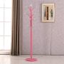 ZHHL Coat Rack， Simple Modern Living Room Wrought Iron Coat Rack Freestanding Clothes Modern Hanger Creative Bedroom Hanger (Color : Pink)
