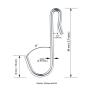 eeZe Rack ST-JH-01 304 Stainless Steel Heavy Duty S Hooks S Shaped Hooks Hangers (20-pack, 304 Stainless) eeZe Rack ST-JH-01 304 Stainless Steel Heavy Duty S Hooks S Shaped Hooks Hangers (20-pack, 304 Stainless)