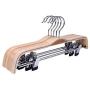 5Pcs Pants Drying Hanger Trousers Clothes Storage Rack with 10 Anti-Slip Clips Multifunctional Clothes Hangers Decoration Pants Storage