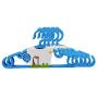 shlutesoy 5Pcs Kids Clothes Hangers Baby Trouser Coat Bar Drying Rack Plastic Hangers - Green