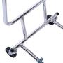 Yaheetech Commercial Grade Garment Rack Rolling Collapsible Rack Hanger Holder Heavy Duty Double Rail Clothes Rack Extendable Clothes Hanging Rack 2 Omni-Directional Casters w/Brake,250 lb Capacity