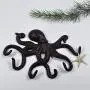 Garneck Octopus Key Hook,Wall Mounted Key Holder Clothes Hanger Iron Key Rack for Kitchen Doorway Home
