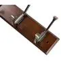 Finnhomy Wooden Coat Hooks Wall Hooks 4 Dual Hooks 16-Inch Rail/Pilltop Rack Long Coat Rack for Clothes Entryway Foyer Storage Organization Bathroom Towel Key Accessory Walnut/ORB Hook Finnhomy Wooden Coat Hooks Wall Hooks 4 Dual Hooks 16-Inch Rail/Pilltop Rack Long Coat Rack for Clothes Entryway Foyer Storage Organization Bathroom Towel Key Accessory Walnut/ORB Hook