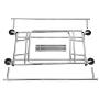 Only Garment Racks Commercial Grade Double Rail Rolling Clothing Rack, Heavy Duty - Designed with Solid &quotOne Piece" Top Rails and Base. Heavy Gauge Steel Construction, Rack Weighs 39 Lbs.