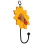 MonkeyJack EU Fashion Daisy Flower Wall Hook Hanger Clothes/Coat/Towel Storage Holder for Kitchen/Bath - Yellow, 14x8cm