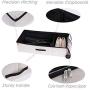 VEAMOR Under Bed Clothes Storage Containers,Shoe Organizer Underbed Bins for Pillow Beddings/Blanket Storage Boxes with Zippers,Breathable and Moistureproof (Linen, XXL)