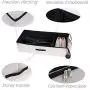 VEAMOR Under Bed Clothes Storage Containers,Shoe Organizer Underbed Bins for Pillow Beddings/Blanket Storage Boxes with Zippers,Breathable and Moistureproof (Linen, XXL)