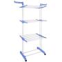 AyaMastro 66.75" H Foldable 3-Tire Cloth Drying Rack Stand Garment Hanger w/ 2Side Wing with Ebook