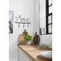 KITTENSXC Wall Hooks (3 Hooks) Iron Rack Hanger for Kitchen Home Restaurant Keys Clothes Cups Holder Craft Wall Decor Cute Pattern Design (Tea Port)