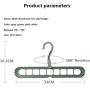 Magic Multi Port Support Circle Clothes Hanger Clothes Drying Rack Multifunction Plastic Clothes Hangers Home Storage Hangers,YJ-LV