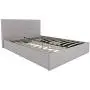 DHP Rose Upholstered Bed with Storage, Gray Linen, Queen DHP Rose Upholstered Bed with Storage, Gray Linen, Queen