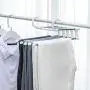 QYuan Pants Hanger Mult Closet Organizer Space Saver Clothing Rack Magic Multi-Functional Double Hooks Hanger Clothes Hook Apply for Pants Skirts Jeans Shirts Towels