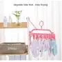 2pcs Random Color 32 Clips Folding Socks Clothes Hanger Rack Clothespin Clothes Drying Rack Closet Wardrobe 2pcs Random Color 32 Clips Folding Socks Clothes Hanger Rack Clothespin Clothes Drying Rack Closet Wardrobe