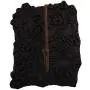 Indianshelf Handmade 1 Artistic Vintage Brown Wooden Block Wall Hooks Hangers/Clothes Hooks for Wall