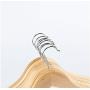 10pcs Solid Wood Hanger Non-Slip Hangers Clothes Hangers, Shirts Sweaters Dress Hanger Drying Rack Clothing Storage for Home