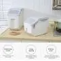 FOONEE Rice Storage Container 15kg, Big Containers with Lids for Storage Rice, Sealed Moisture-Proof Storage Box, Rice Bucket Bulk Storage Air-Tight Large, Grain Storage Containers Large