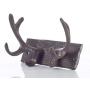 Comfify Vintage Cast Iron Deer Antlers Wall Hooks Antique Finish Metal Clothes Hanger Rack w/Hooks | Includes Screws and Anchors | in Rust Brown | (Antlers Hook CA-1507-24) Comfify Vintage Cast Iron Deer Antlers Wall Hooks Antique Finish Metal Clothes Hanger Rack w/Hooks | Includes Screws and Anchors | in Rust Brown | (Antlers Hook CA-1507-24)