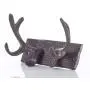 Comfify Vintage Cast Iron Deer Antlers Wall Hooks Antique Finish Metal Clothes Hanger Rack w/Hooks | Includes Screws and Anchors | in Rust Brown | (Antlers Hook CA-1507-24)