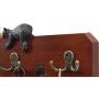 WZP Clothing Display Racks on The Wall Hanger,Living Room Bedroom Decorative Wood Coat Hanger Hooks Creative Coat Hook Solid Wood/A/As Shown