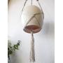 Macrame plant hanger- Many colors available-Macrame Plant Hanger Indoor Hanging Planter Basket Cotton yarn