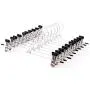 Ruior 10 Pcs Pants Hanging Rack Clothes Hanger Clip Tie Racks Ruior 10 Pcs Pants Hanging Rack Clothes Hanger Clip Tie Racks