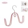 HJYPYJ Magic Hanger,Multifunction Magical Hangers,Home Drying Shoe Rack Steel + PVC Durable Hanger,Space-Saving Organizer Hangers, Superimposable/Pink / 8 pcs