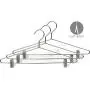 The Great American Hanger Company Slim Metal Combo Hanger w/Adjustable Cushion Clips, Boxes of 25 Thin and Strong Chrome Top Hangers for Dress Shirt or Pants The Great American Hanger Company Slim Metal Combo Hanger w/Adjustable Cushion Clips, Boxes of 25 Thin and Strong Chrome Top Hangers for Dress Shirt or Pants