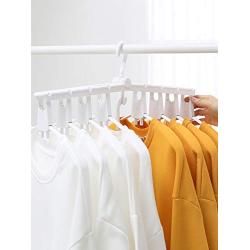 zxb Magic Clothes Shelf Home Storage Artifact Hanger Hangers Multi-Function Folding Clothes Rack Without Trace Dress Woman