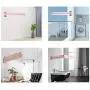 ZhaoMM Indoor Wall-Mounted Drying Rack Telescopic Aluminum Alloy Hanger Clothes Airer Folding Invisible Drying Rack for Balcony Living Room Bedroom(Colour:Rose Gold)