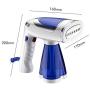 JMG Handheld Garment Steamer 1600W 200Ml, Folding Steamer for Clothes Steamer Portable Steam Iron 3 Gear Adjustment for Home Travelling, Blue