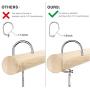 HOUSE DAY Magic Hangers Space Saving Hangers for Clothes Hangers Space Saving Wardrobe Clothing Hanger Oragnizer Closet Space Saver Hangers (12 Pack) (Renewed)