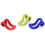 20 pcs Hanger Hooks Space Save Rack, Anti-Slip Mini Flocking Clothes Cascading Hangers Closet Holder Organiser (Blue)