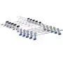 10PCS Clothes Hangers Stainelss Steel Rubber Grip Coat Hangers Skirt Hangers Pants Hangers for House Organizer