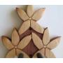 Ukulele Wall Mount Hanger, Plumeria, Tropical Art