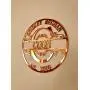 Personalized Family Last Name Sign Initial Split Letter Wreath Wedding Gift Custom First Names Est Year Established Sign Monogram Door Hanger Wall Decor Housewarming Gift for Couple Acrylic Wood Metal
