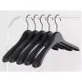 10pcs Black Thick Wide Shoulder Plastic Clothes Hanger for Coats Jacket and Fur 10pcs Black Thick Wide Shoulder Plastic Clothes Hanger for Coats Jacket and Fur