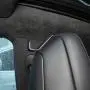 TapTes Coat Hooks Aluminum Alloy Seat Headrest Seat Back Hook Bag Holder Garment Clothes Coat Hangers Designed for Tesla Model S Model X Only - Black (Set of 2) TapTes Coat Hooks Aluminum Alloy Seat Headrest Seat Back Hook Bag Holder Garment Clothes Coat Hangers Designed for Tesla Model S Model X Only - Black (Set of 2)