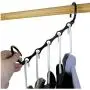 10pc Black Space Saving Hanger Plastic loset Hook Cloth Hanger Wardrobe Organizer Space Saver Bathroom Door Kitchen Towel Holder 10pc Black Space Saving Hanger Plastic loset Hook Cloth Hanger Wardrobe Organizer Space Saver Bathroom Door Kitchen Towel Holder