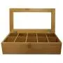 Bamboo Tea Storage Boxes Tea Bag Organizer or Kitchen Condiment Holder Perfect for Tea Lovers Countertop (14.5" x 8" x 4") Bamboo Tea Storage Boxes Tea Bag Organizer or Kitchen Condiment Holder Perfect for Tea Lovers Countertop (14.5" x 8" x 4")