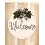 Welcome Wreath, Door Decoration, Rustic Door Hanger, White and Gray Wreath, Front Door Wreath, Buffalo Plaid Wreath, Fall Wreath Welcome Wreath, Door Decoration, Rustic Door Hanger, White and Gray Wreath, Front Door Wreath, Buffalo Plaid Wreath, Fall Wreath