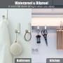 Adhesive Hooks, 20 Pack Wall Hooks for Hanging Ultra-Suction Power Stainless Steel Easy to Install Wall Hooks Adhesive for Hanging Coat, Bath Towels, Jackets, Kitchenware, Light Strip Adhesive Hooks, 20 Pack Wall Hooks for Hanging Ultra-Suction Power Stainless Steel Easy to Install Wall Hooks Adhesive for Hanging Coat, Bath Towels, Jackets, Kitchenware, Light Strip