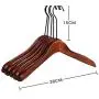 LIUFENGLONG Clothes Hangers Set, Ladies Wooden Hanger Non Slip Strong Premium Wooden Coat Hangers Suit Hangers Saving Clothing Uit Clothes Hangers for Women 10 Pack Closet Clothing Organiser